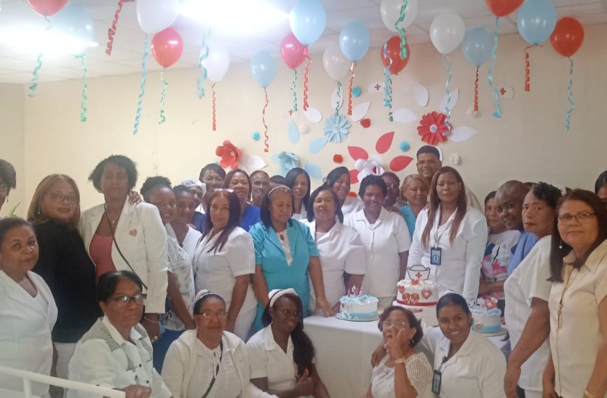 Hospital Provincial Rosa Duarte celebra el dia internacional de las enfermeras.